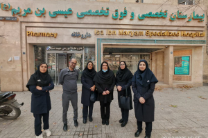 بازدید بازرس وزارت بهداشت از بخش IPD بیمارستان