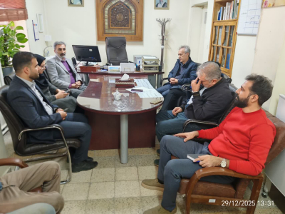  تودیع و معارفه ناظر تاسیسات