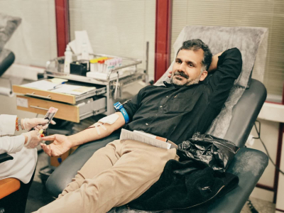 Donate blood, donate life.