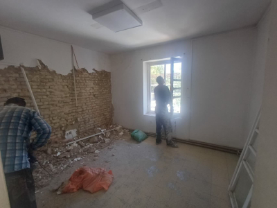 Beginning of server room renovation and standardization operations