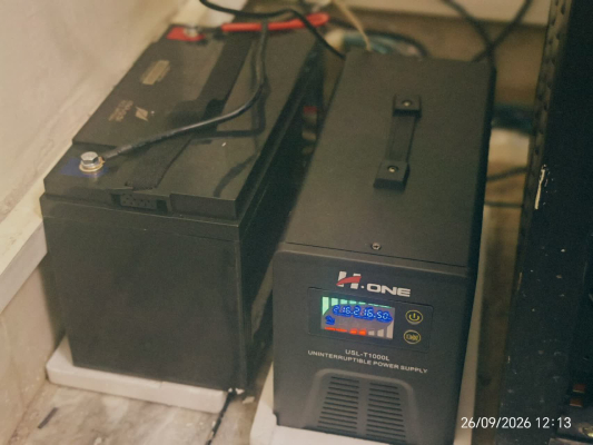 Equipping and installing UPS systems for telephone exchange centers.