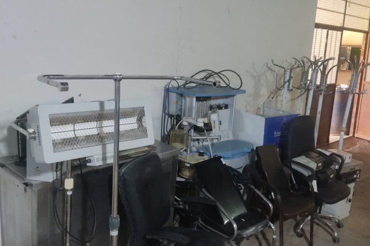 Receiving donated hospital equipment and supplies