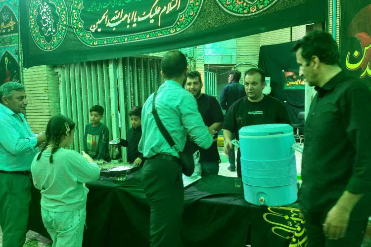 Holding a procession for the second decade of Muharram