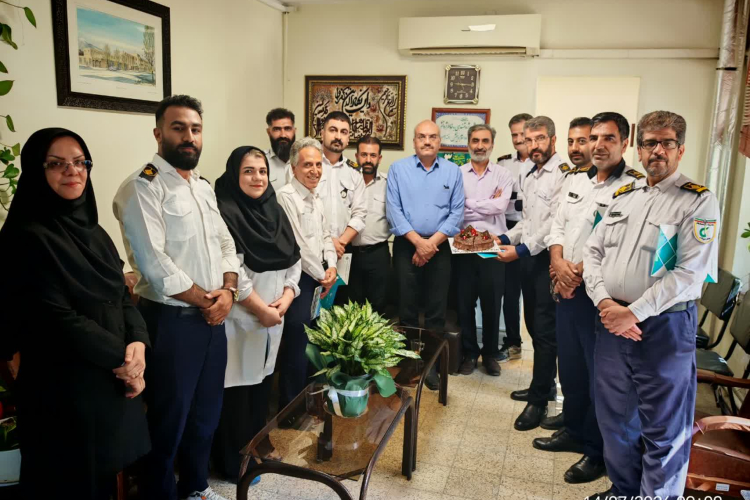 Management team meeting with the Entezamat complex