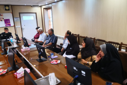 برگزاری جلسه ریاست محترم بیمارستان با مدیران گروه‌های پزشکی