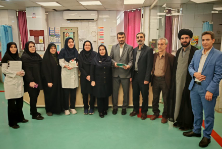 گرامیداشت روز پرستار با حضور تیم مدیریتی بیمارستان عیسی بن مریم (ع)