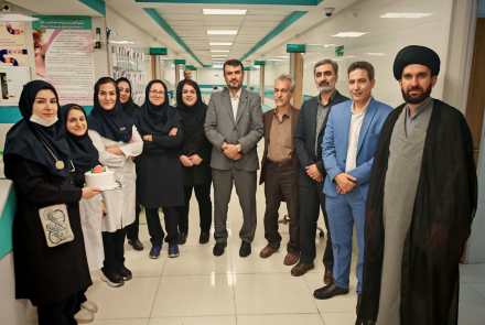 گرامیداشت روز پرستار با حضور تیم مدیریتی بیمارستان عیسی بن مریم (ع)