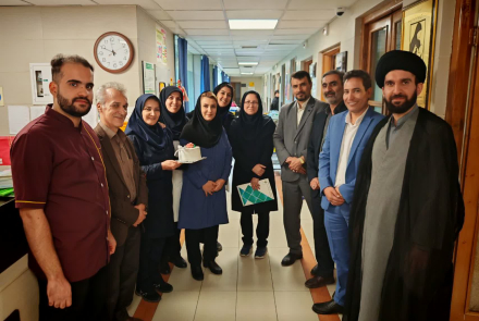 گرامیداشت روز پرستار با حضور تیم مدیریتی بیمارستان عیسی بن مریم (ع)