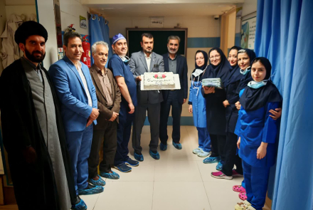 گرامیداشت روز پرستار با حضور تیم مدیریتی بیمارستان عیسی بن مریم (ع)