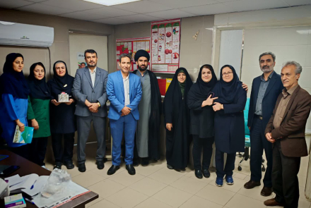 گرامیداشت روز پرستار با حضور تیم مدیریتی بیمارستان عیسی بن مریم (ع)