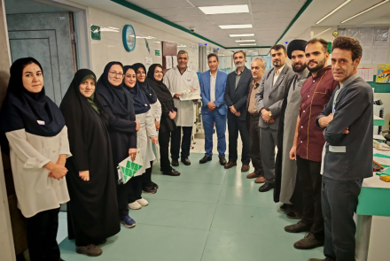 گرامیداشت روز پرستار با حضور تیم مدیریتی بیمارستان عیسی بن مریم (ع)