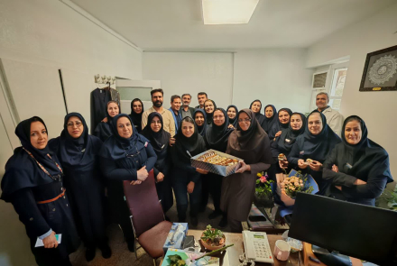 تقدیر از خانم مسعودیان