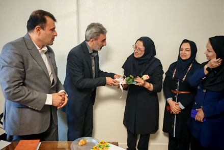 تقدیر از خانم مسعودیان