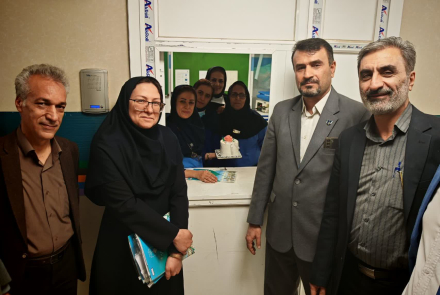 گرامیداشت روز پرستار با حضور تیم مدیریتی بیمارستان عیسی بن مریم (ع)