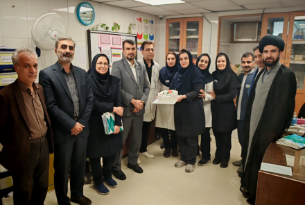 گرامیداشت روز پرستار با حضور تیم مدیریتی بیمارستان عیسی بن مریم (ع)