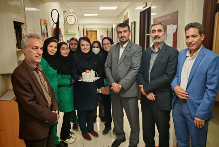 گرامیداشت روز پرستار با حضور تیم مدیریتی بیمارستان عیسی بن مریم (ع)