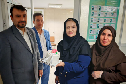 گرامیداشت روز پرستار با حضور تیم مدیریتی بیمارستان عیسی بن مریم (ع)