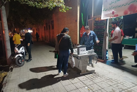 Health station on the occasion of Basij Week and Fatimid Decade