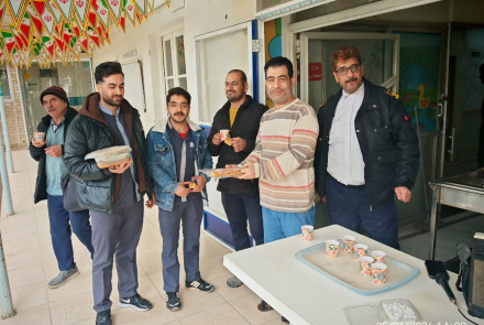 برپایی ایستگاه صلواتی به مناسبت اعیاد شعباینه