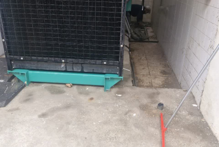 Landry electrical room and engine room cleaning and servicing