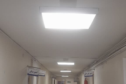 Installing LED lights in the office area