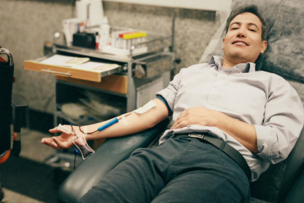 Donate blood, donate life.