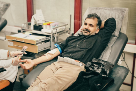 Donate blood, donate life.