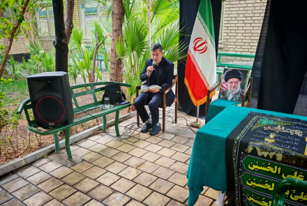 زیارت عاشورا بمناسبت شهادت امام صادق(ع) و اربعین رهبر شهید