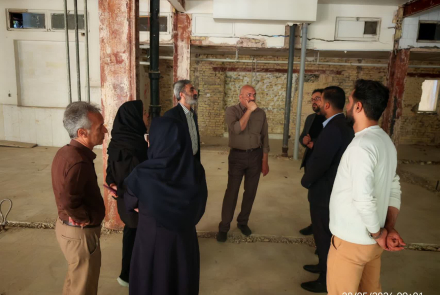 Field visit of the new hospital director to various departments