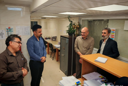Field visit of the new hospital director to various departments