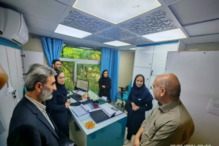Field visit of the new hospital director to various departments