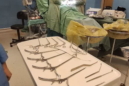 Equipping the hospital operating room with advanced neurosurgical instruments