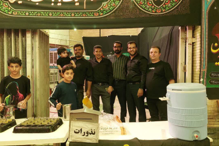 Holding a procession for the second decade of Muharram