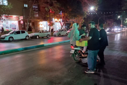Holding a procession for the second decade of Muharram