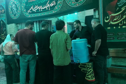 Holding a procession for the second decade of Muharram