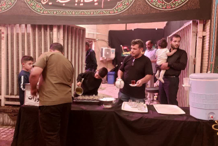 Holding a procession for the second decade of Muharram