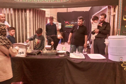 Holding a procession for the second decade of Muharram