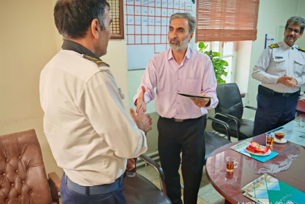 Management team meeting with the Entezamat complex