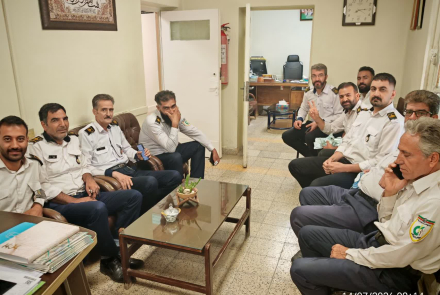 Management team meeting with the Entezamat complex
