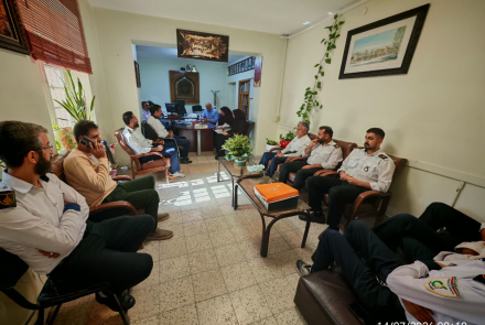Management team meeting with the Entezamat complex