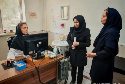 Periodic visits by experts from the Deputy Health Department