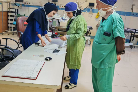 Periodic visits by experts from the Deputy Health Department