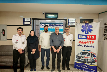 Visits to 115 emergency stations on the occasion of Medical Emergencies Day.