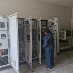 سرویس پست برق اصلی و احیای تابلو بانک خازن بیمارستان